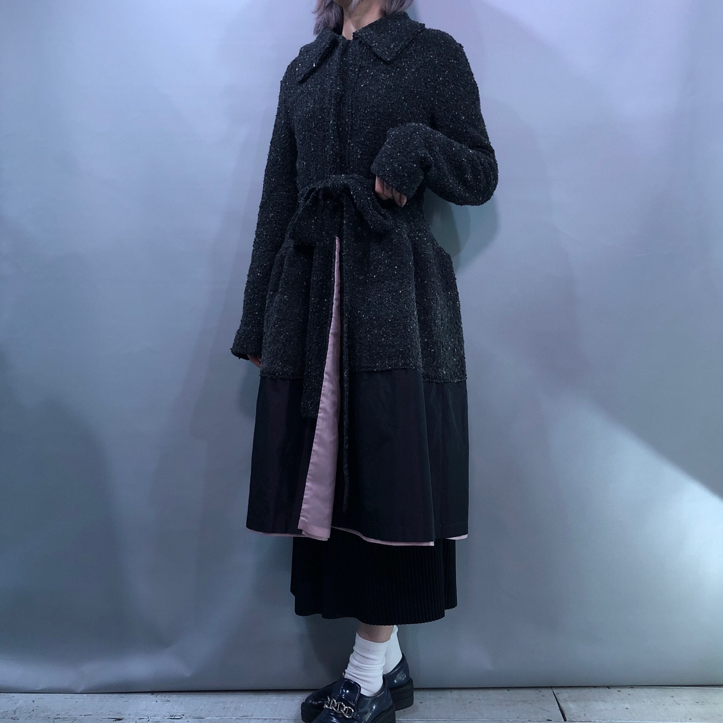 sacai ドッキング　コート　ニット