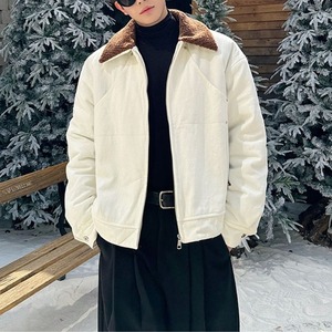 バイカラー襟付きブルゾン C10544