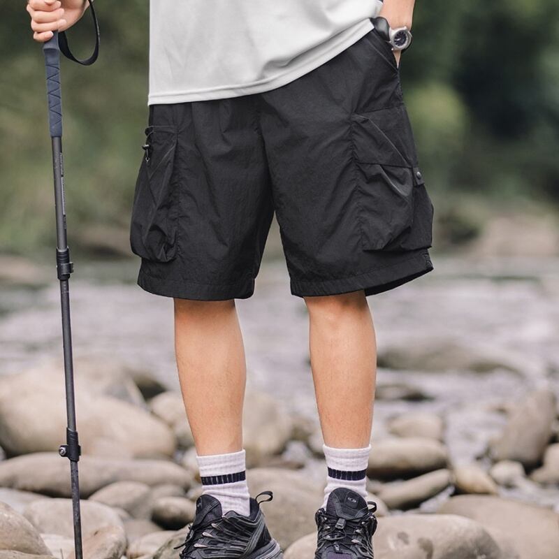 ウエストゴムカーゴポケットハーフパンツ A18662