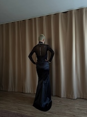 MADE IN U.S.A. mermaid maxi dress-4870-8