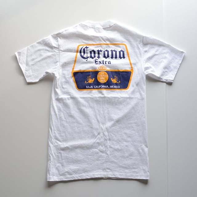 90s CORONA コロナビールTシャツ MILLER USA製 白 L デッドストック | NY OLDIES powered by BASE