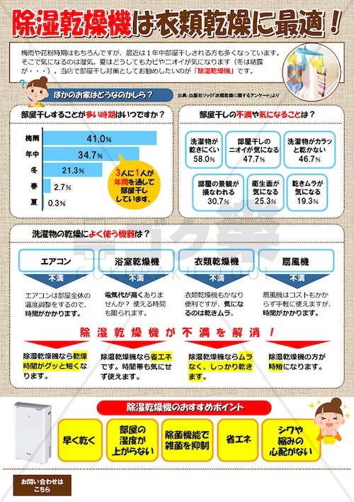 S02-03_除湿乾燥機で衣類乾燥