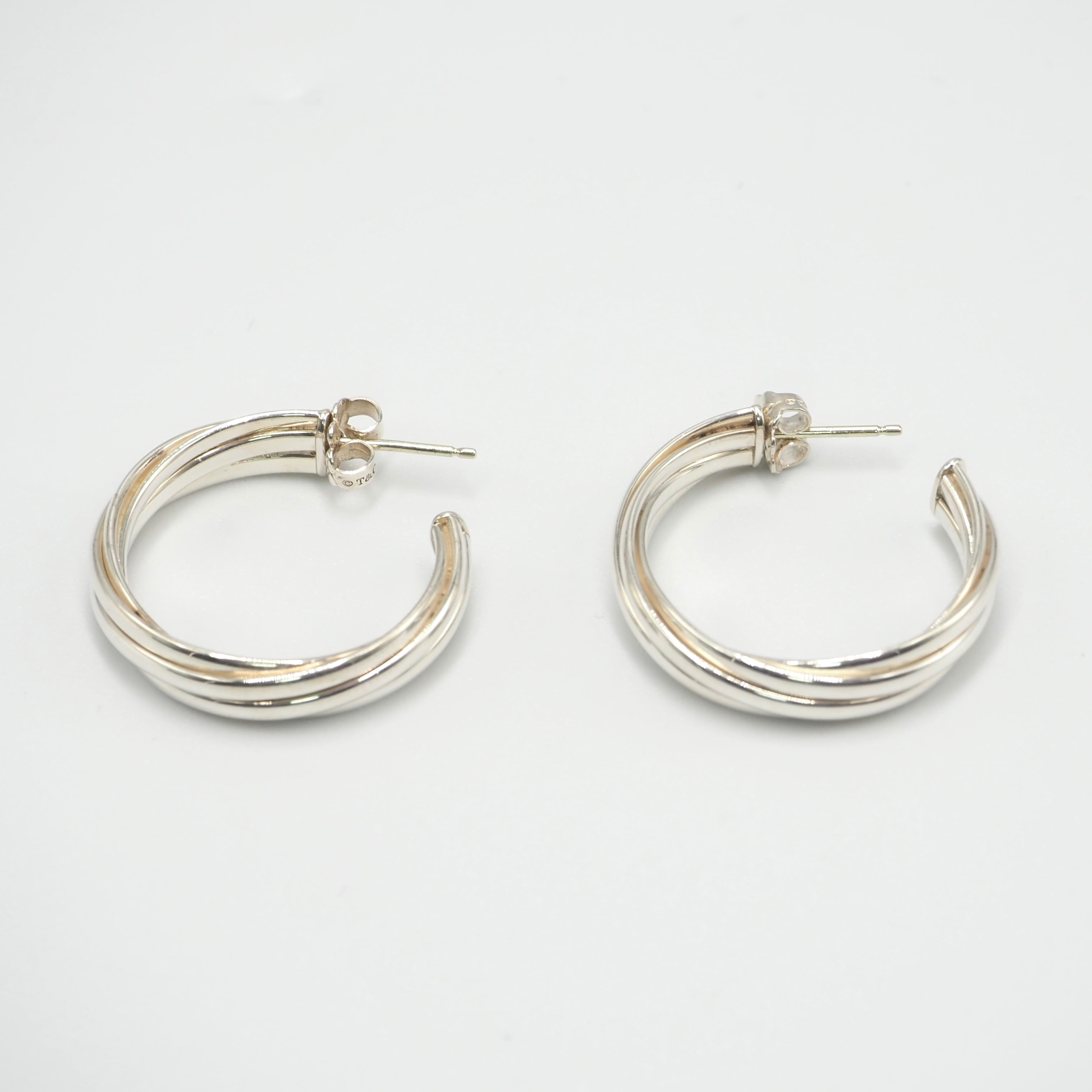 Tiffany&Co. パロマピカソ ツイスト フープ ピアス シルバー925