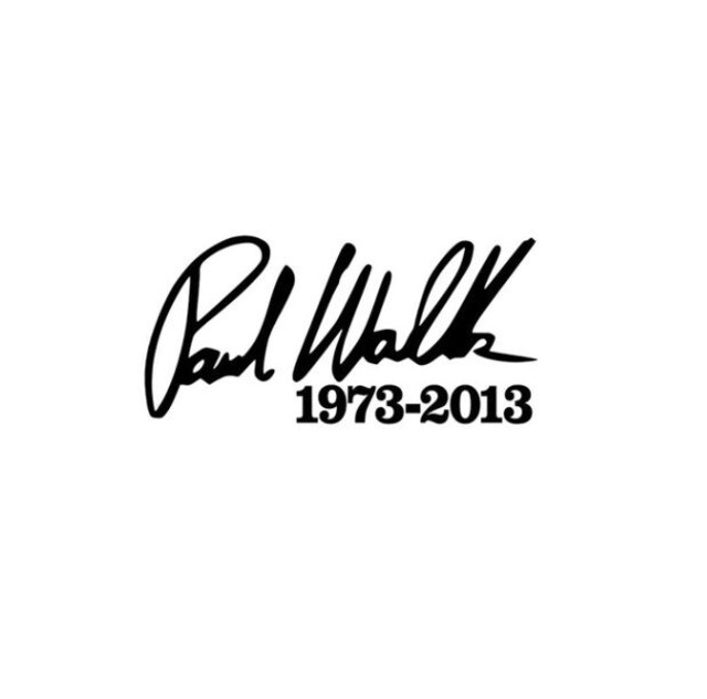 カッティングステッカー（Paul Walker 1973-2013）