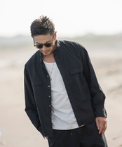 Cotton Stand Collar Shirts［HSS003］