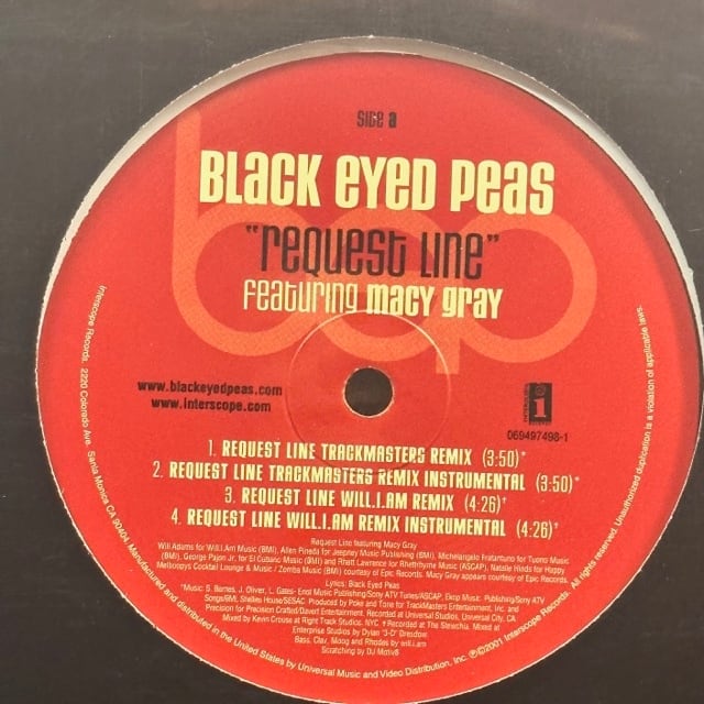 Black Eyed Peas – Request Line □YMR□   KINGKONG