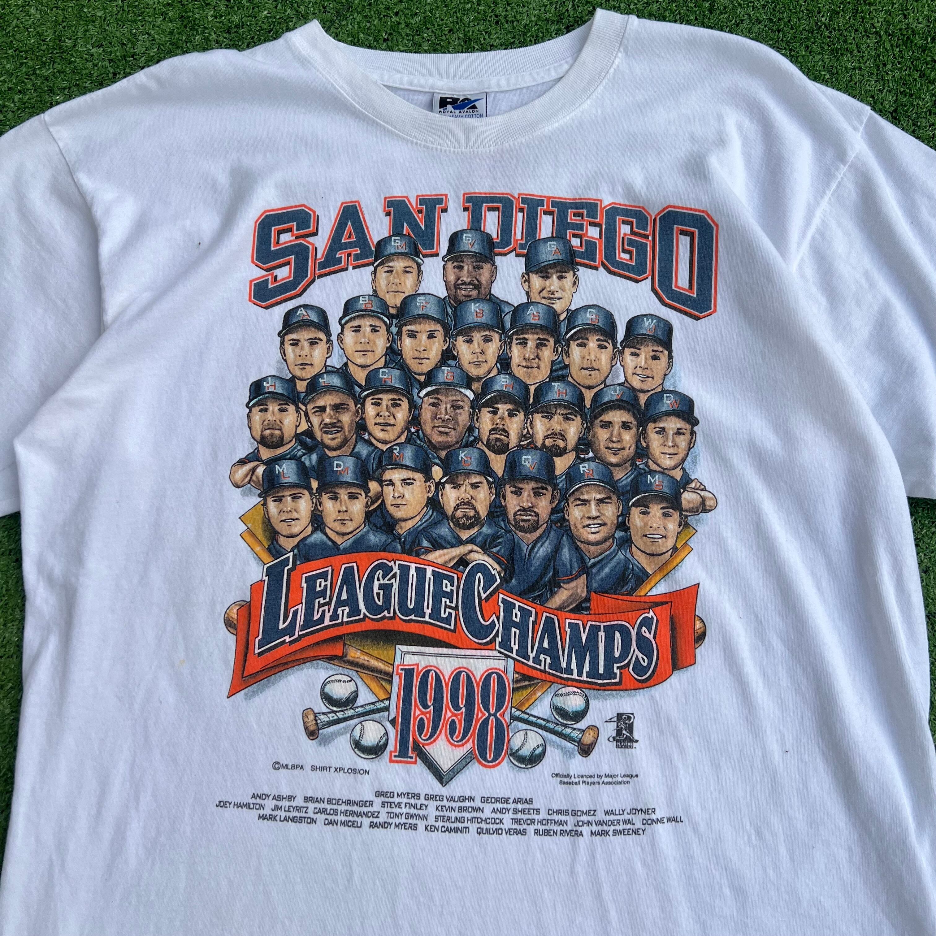 MLB 1998年 サンディエゴ・パドレス カリカチュア Tシャツ | 古着屋サト