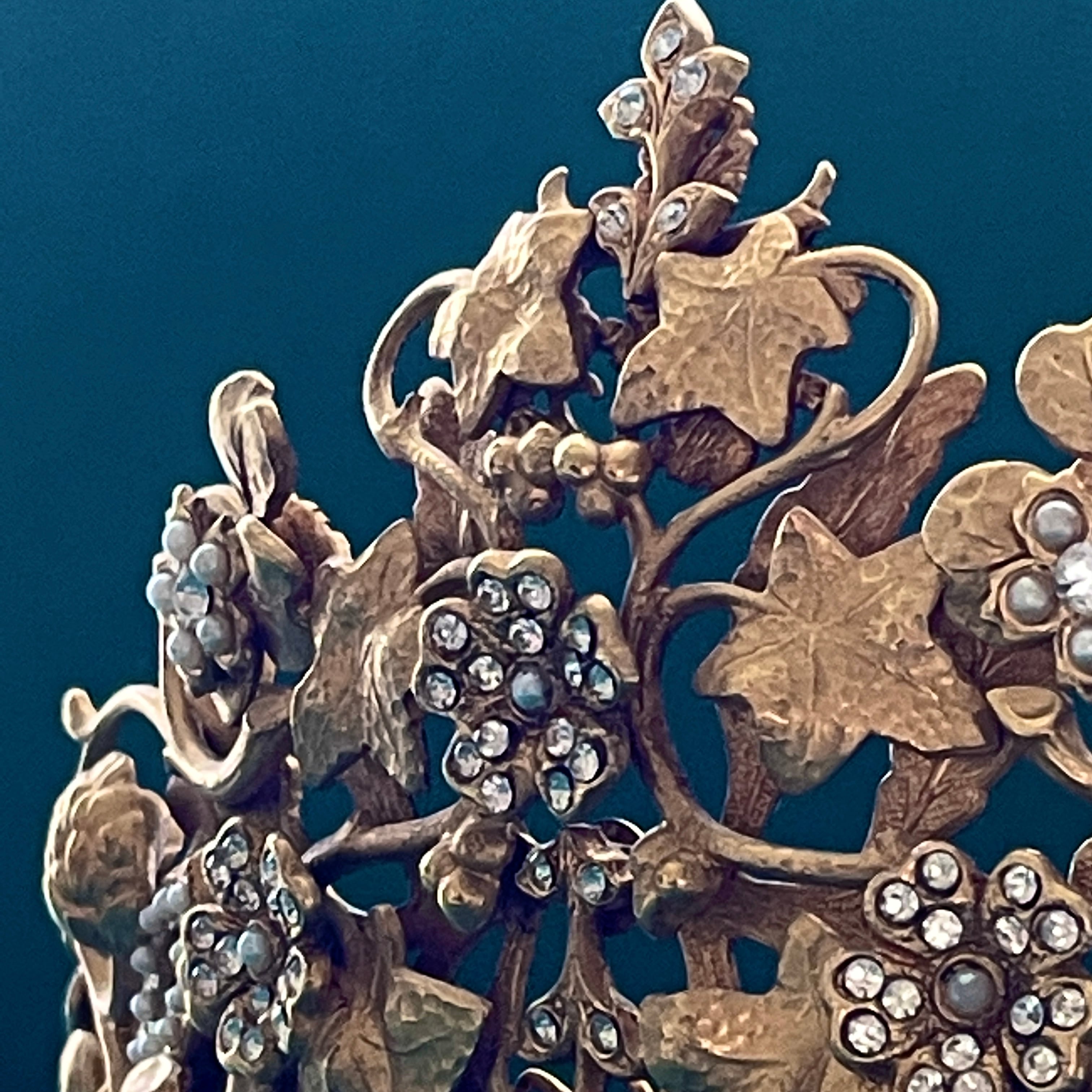 レンタル・アンティークティアラ tm03【ティアラ&イヤリングセット