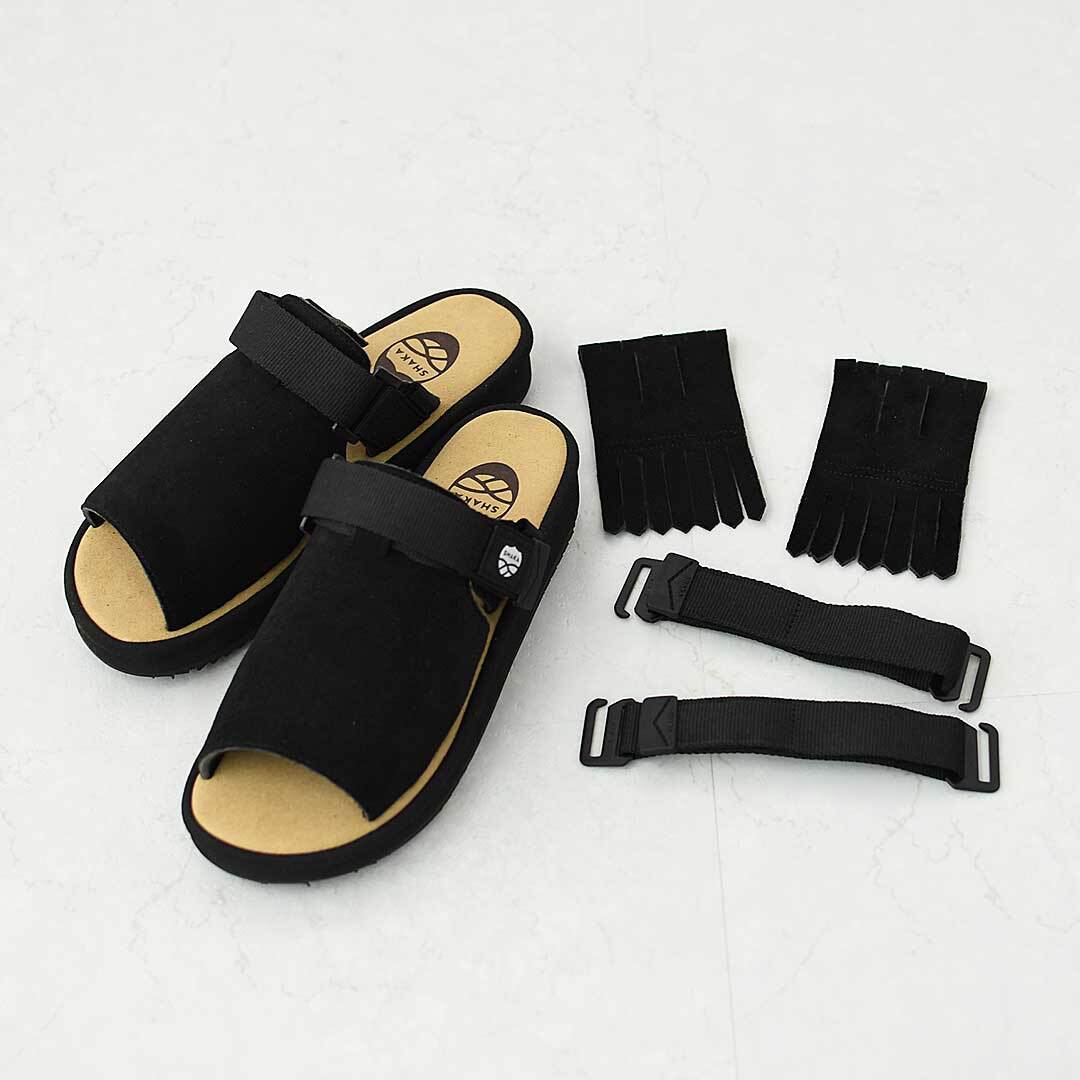 トラッカーズ　 ミュール GACKT SHAKA [シャカ] OPEN TOE MULE KILT SUEDE [SK-356] オープントゥ