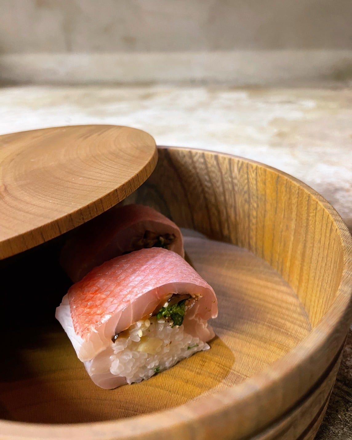 金目鯛蒸棒鮨 大