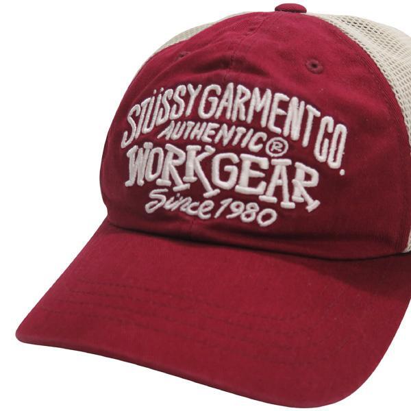 STUSSY ステューシー LOW PROFILE WORKGEAR STRAPBACK CAP ロウ