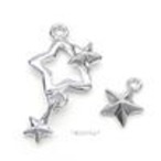 ★L&A★“Stars”★煌めくスターチャーム★K16GP＆本ロジウム★