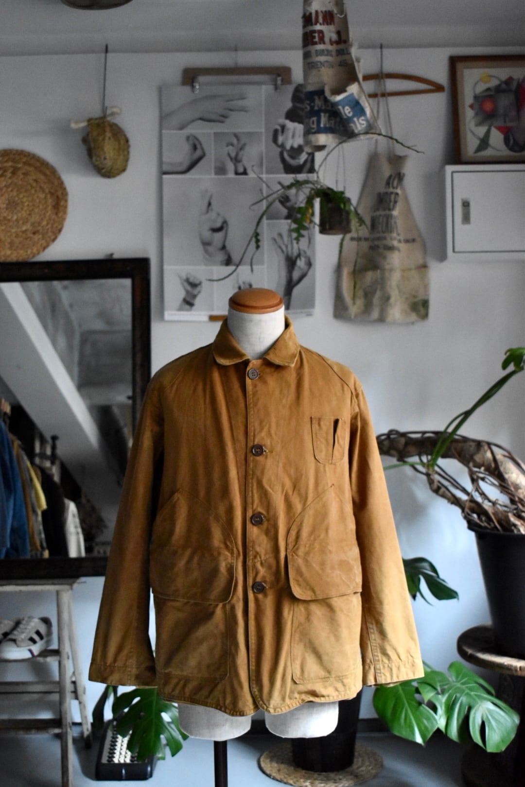 30's- vintage “hunting jkt“ “DRYBAK“ | KEY WEB STORE