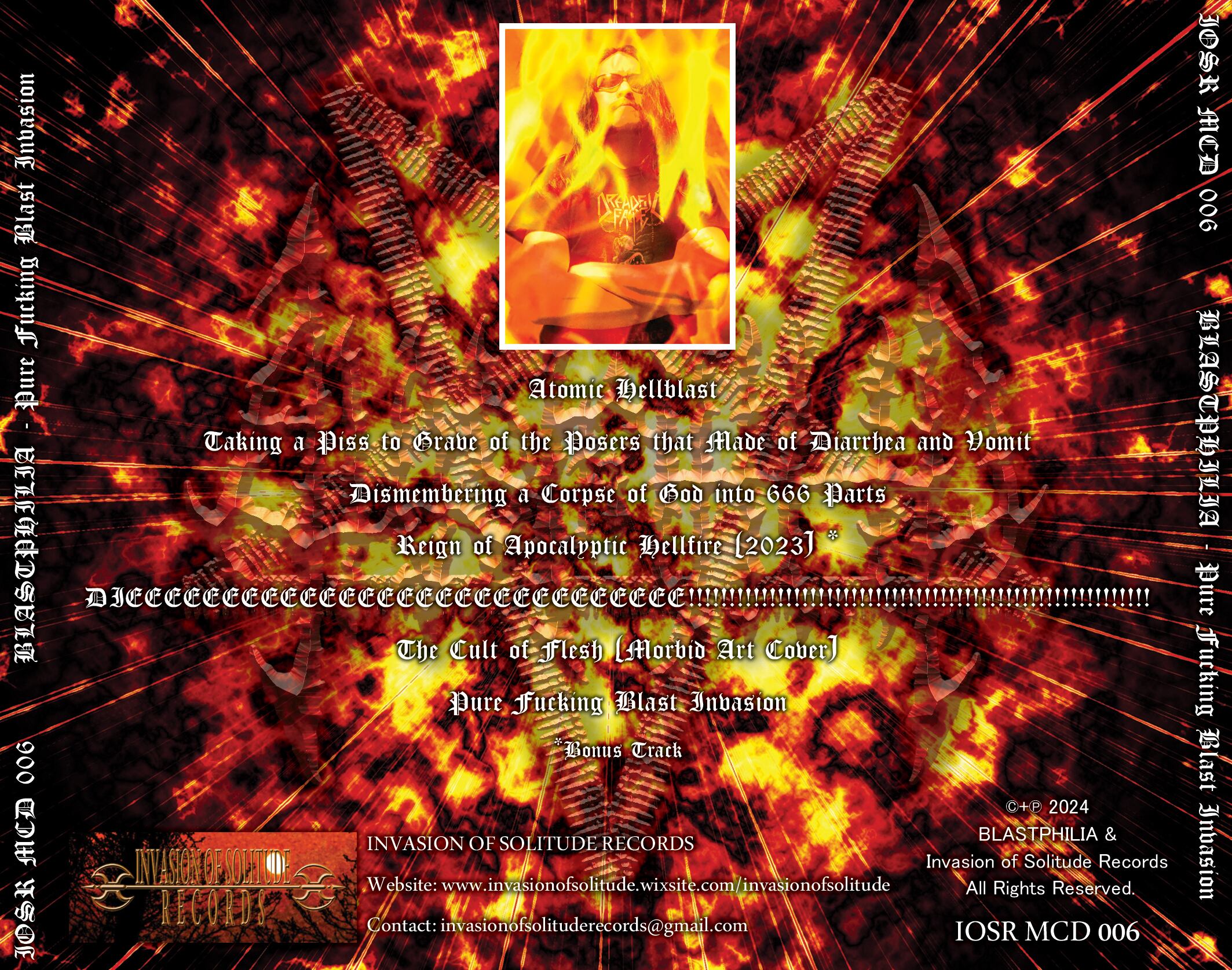 BLASTPHILIA 『Pure Fucking Blast Invasion／地獄の底から超鋼鉄残虐