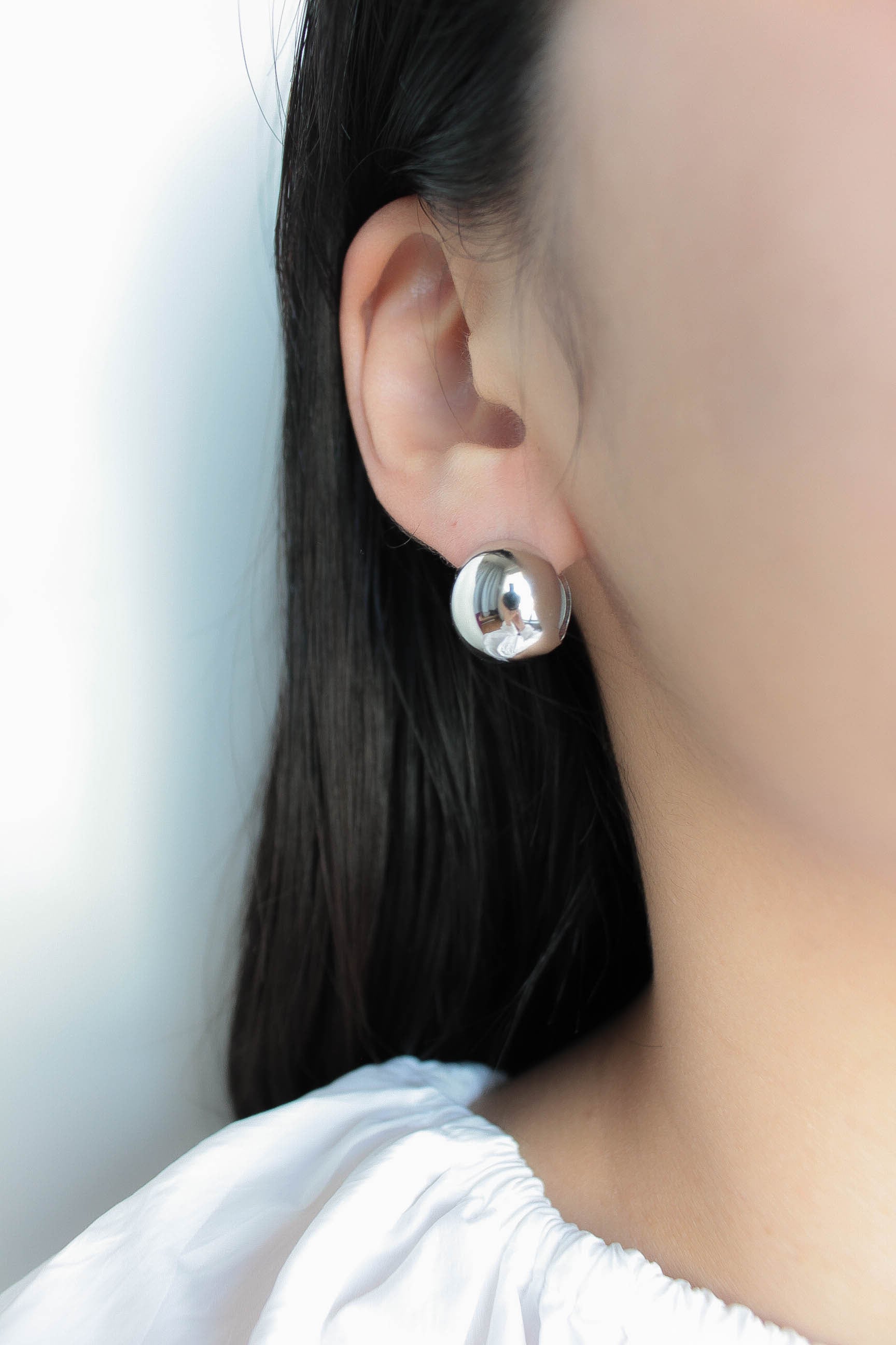 Round Ball Pierce | ebine(エビネ)|金属アレルギー対応アクセサリー