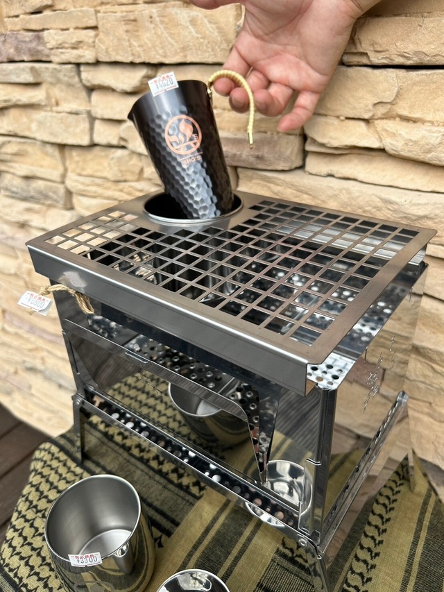 【笑'ｓショウズ】B-6君＆DUO専用 ステンレスメッシュ カン（燗）グリル（型番：SHO-002-04）