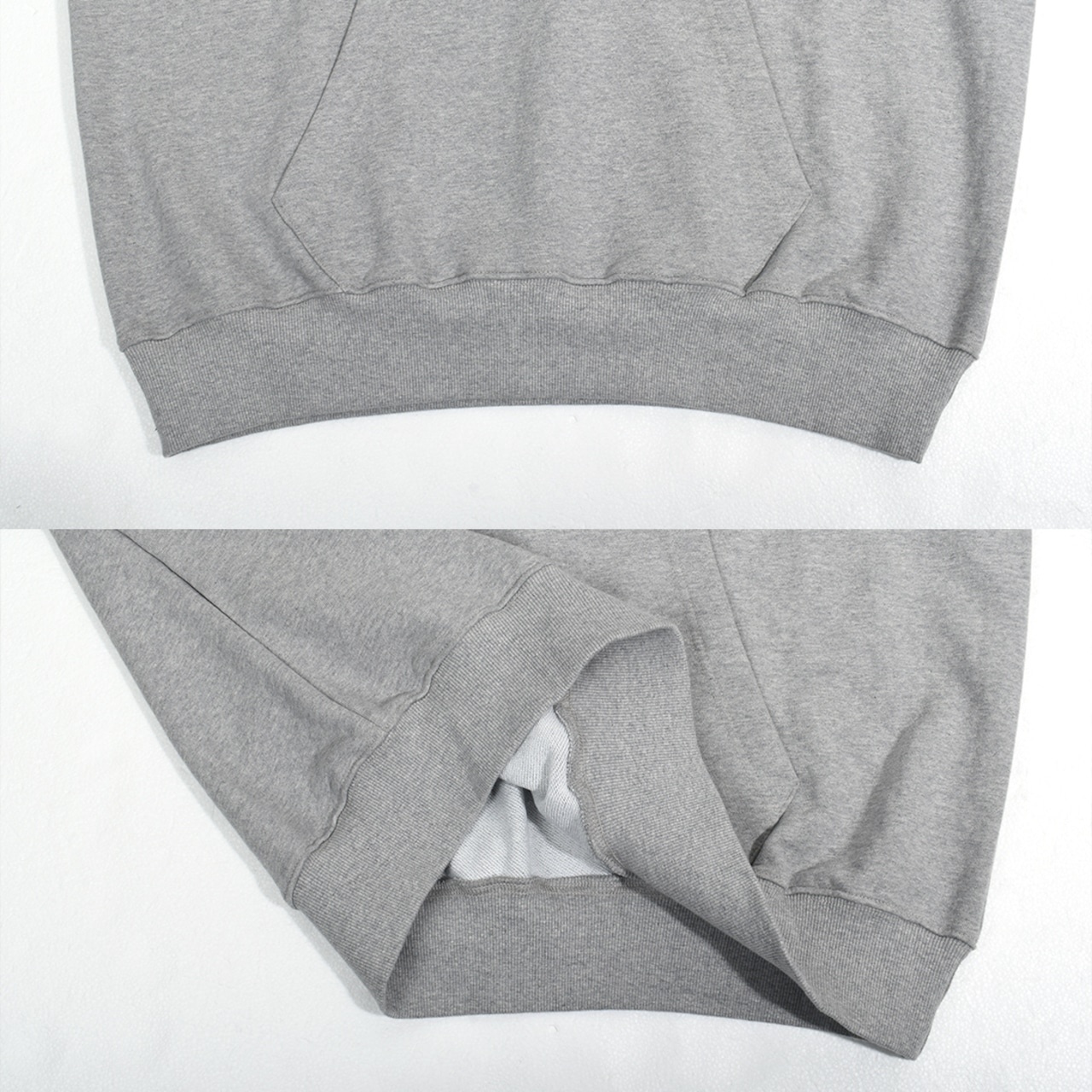 ロゴ紐ベーマークパーカー