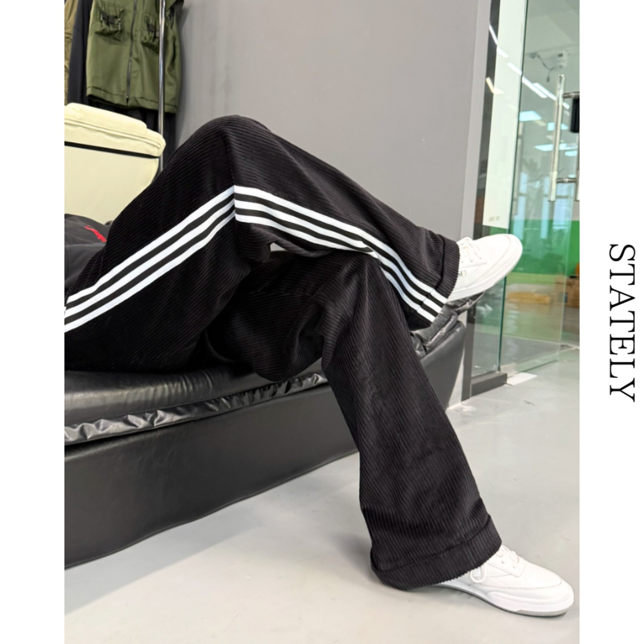Corduroy Line ワイドパンツ/2color_B36・画像2