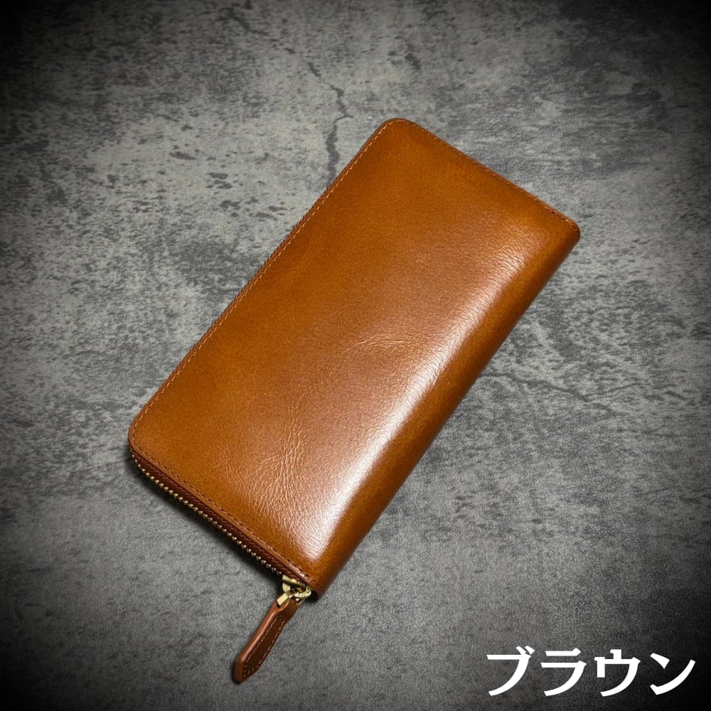 総手縫い メンズ財布 ミニ財布 小さい財布 本革 ハンドメイド ブラウン