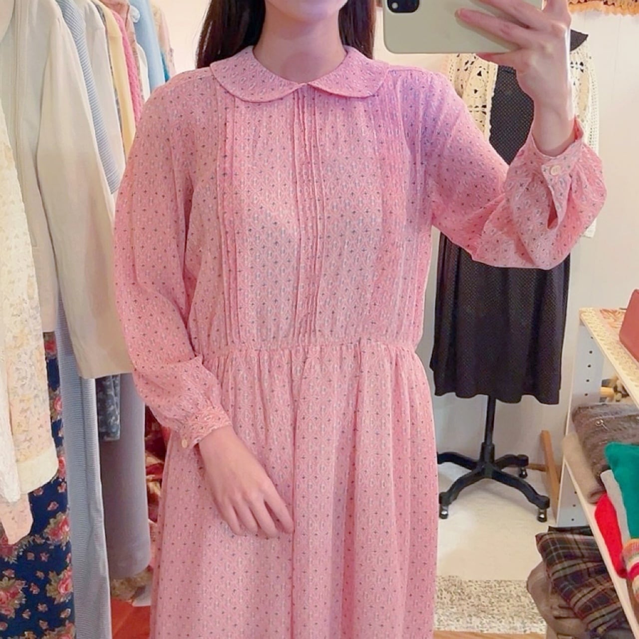 pink provencal floral one-piece