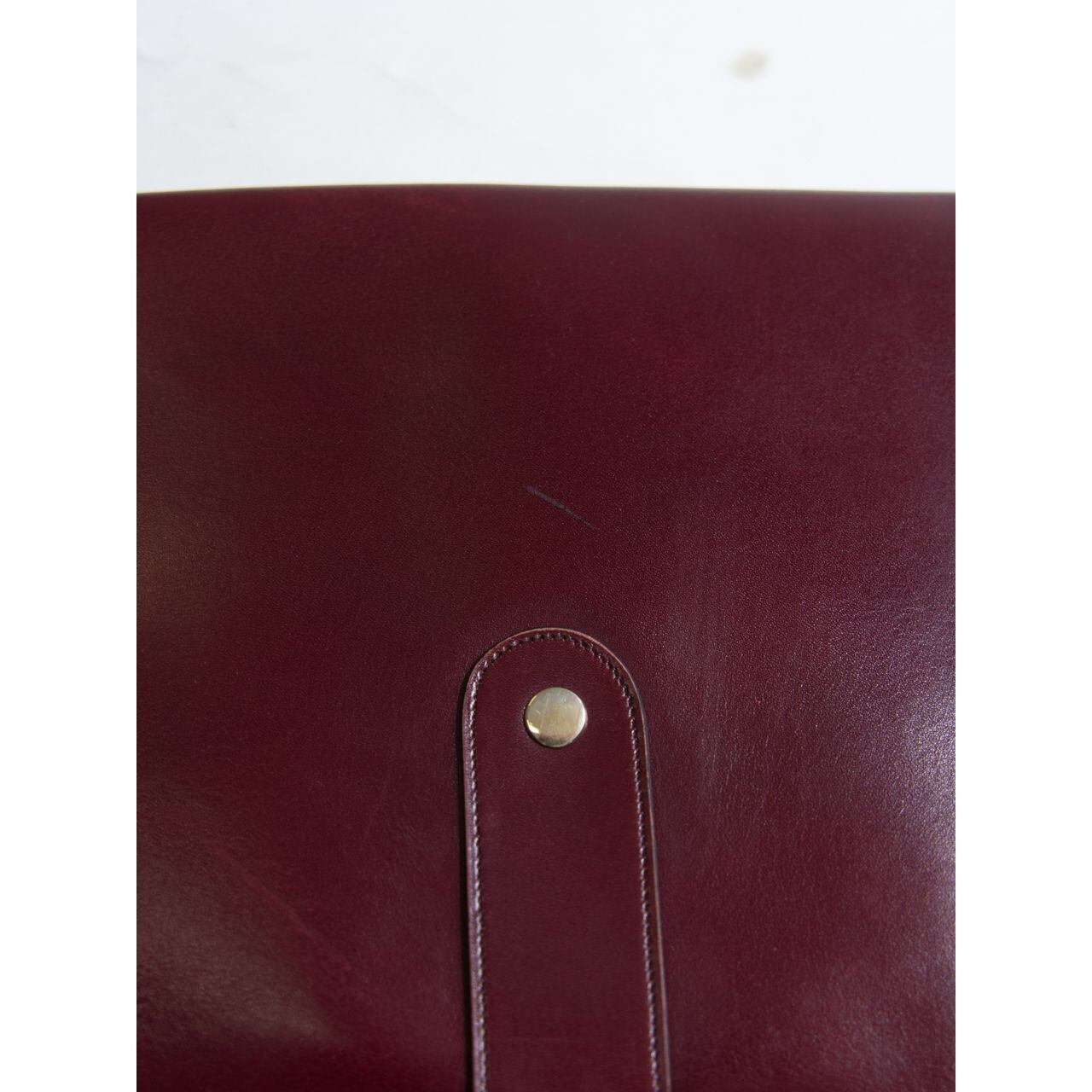 【Unknown Brand】Made in France 70's Leather Shoulder Bag（フランス製 レザーショルダーバッグ クラッチ）