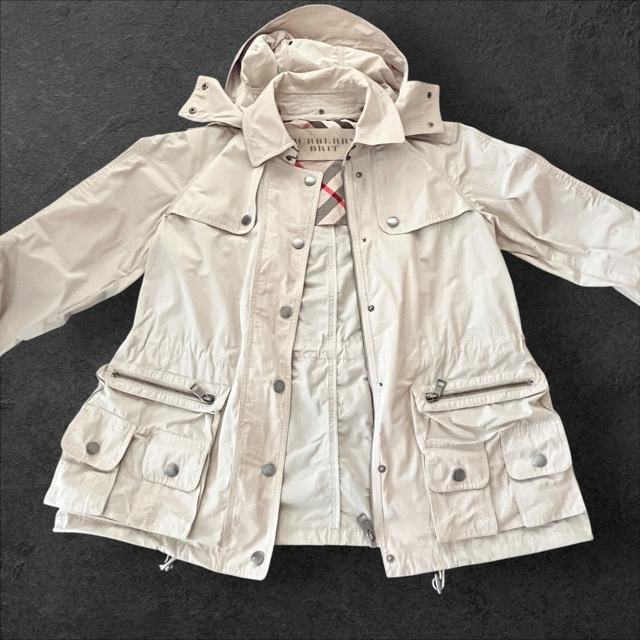 Burberry Brit Utility Hooded Jacket