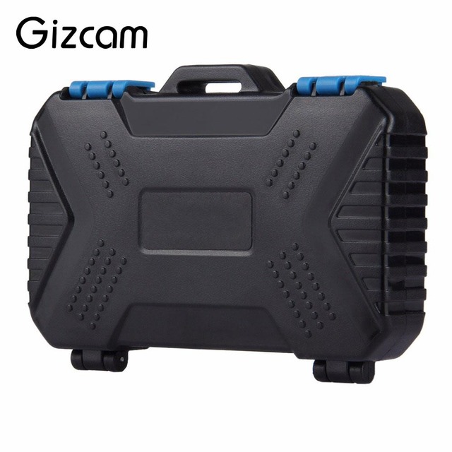 収納ボックスプロテクター SD カードボックス頑丈なホルダー梱包箱 4 CF