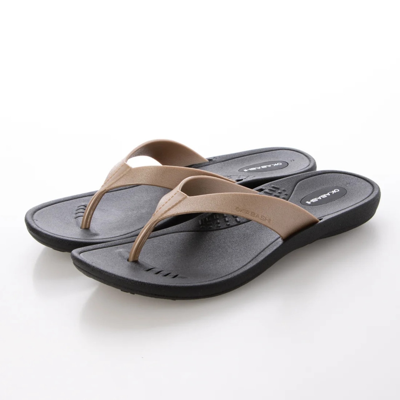 【OKABASHI】オカバシ　Breeze　Black/Aged Gold