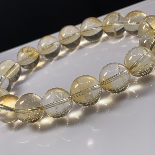 非加熱✩天然シトリンブレスレット