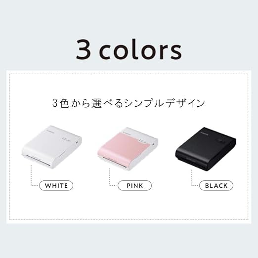 Canon スマートフォン用プリンター SELPHY SQUARE QX10 ピンク(高耐久