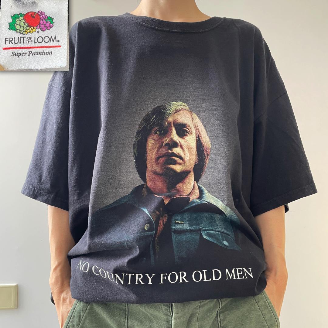 tGG138 00s Tシャツ 映画 ムービー ノーカントリー アントンシガー