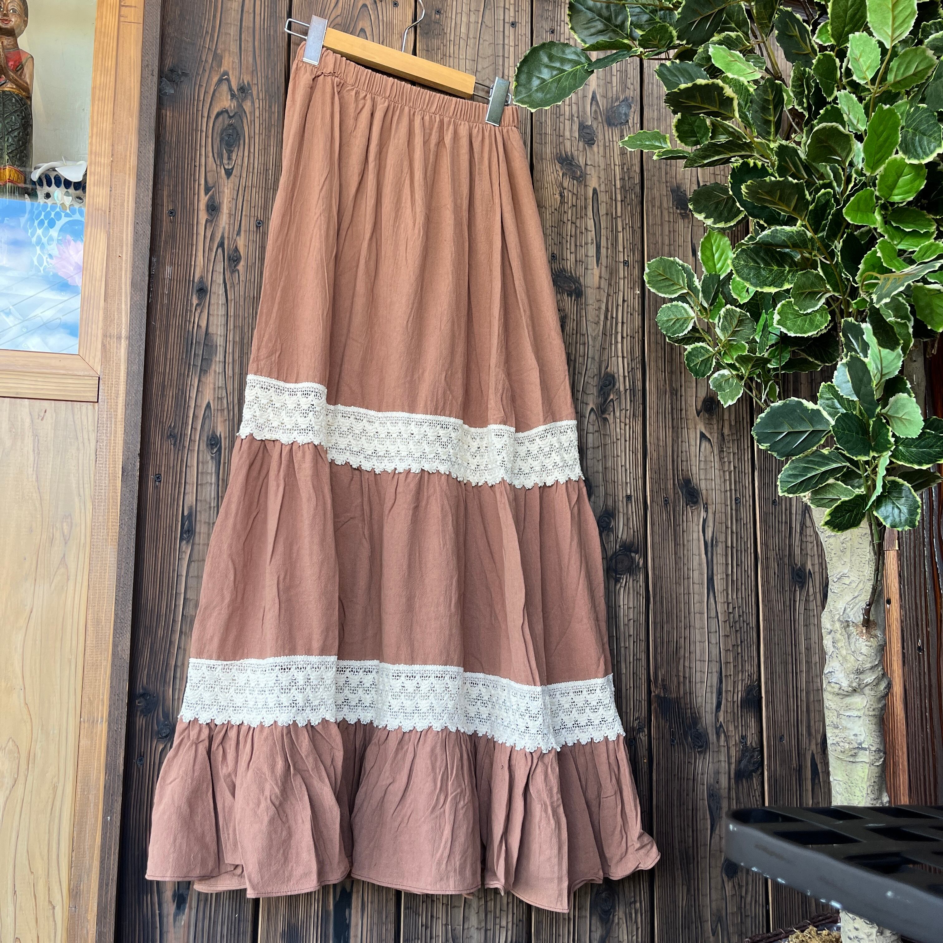 ボヘミアンマキシ丈スカート | アジアン雑貨ルチュ