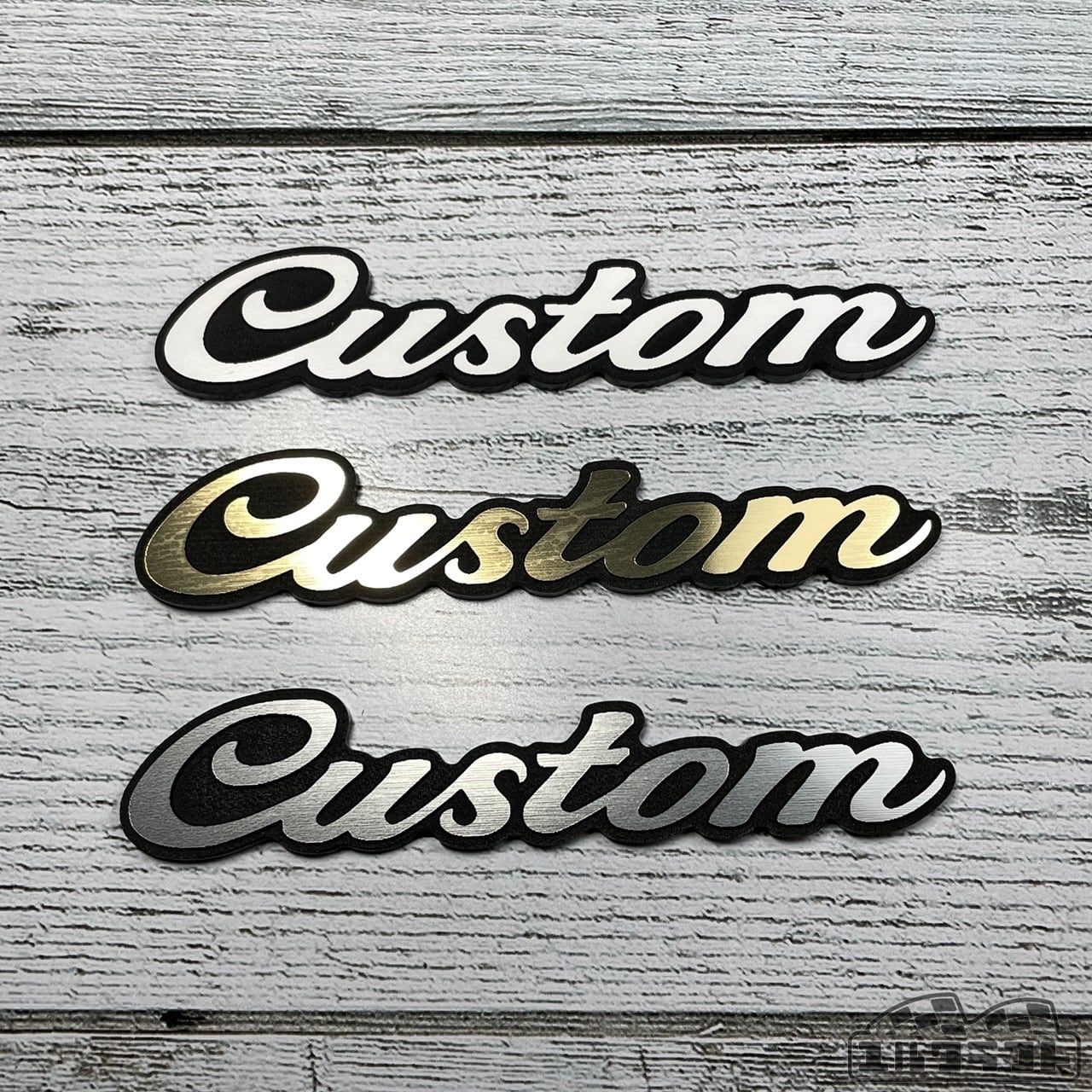 カスタム筆記体ミニエンブレム