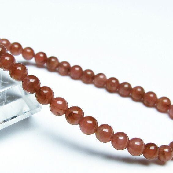 インカローズ ブレスレット 5mm 一点物 メール便可 [M便 1/10] 111-27518