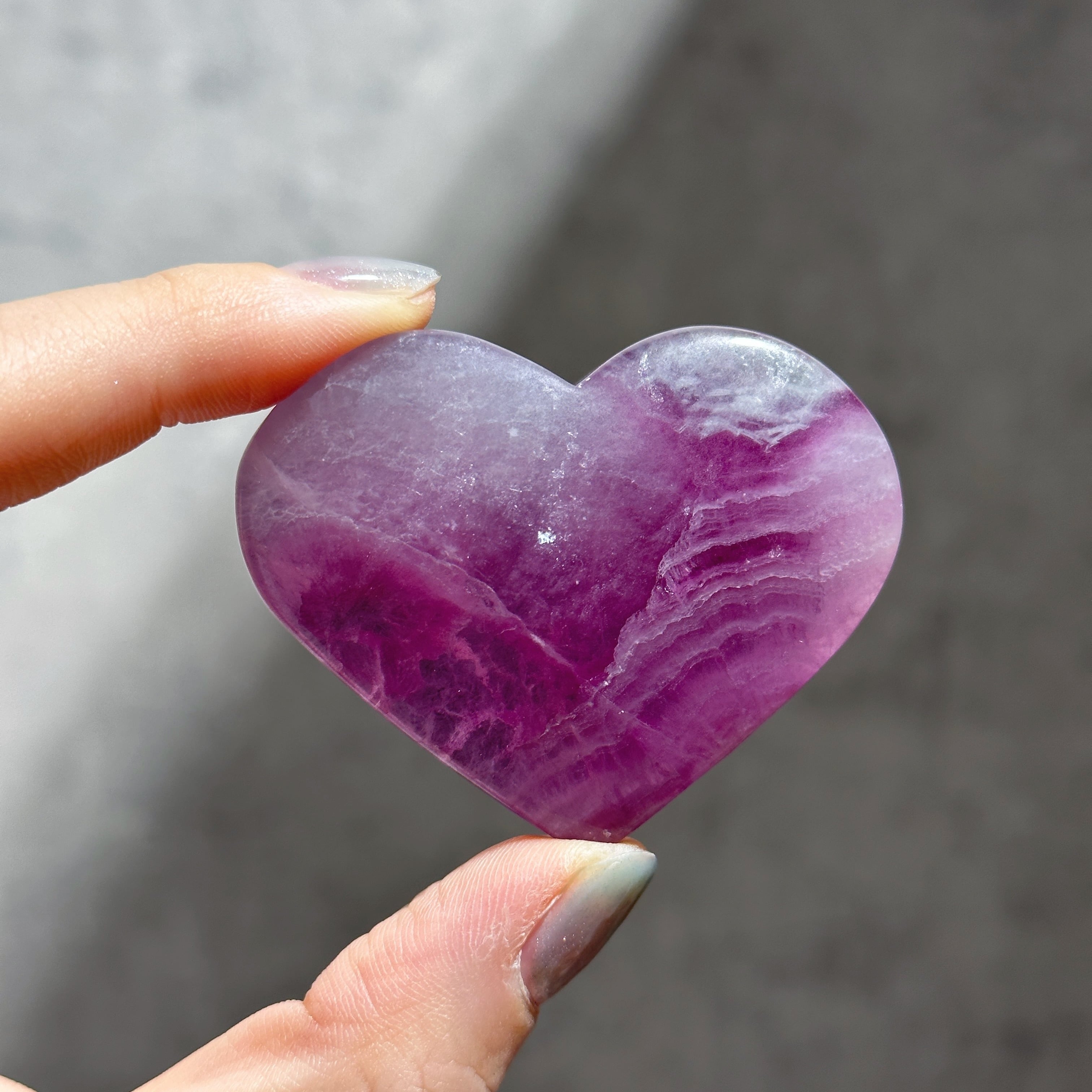 レインボーフローライト ハート11◇ Rainbow Fluorite ◇天然石・鉱物・パワーストーン