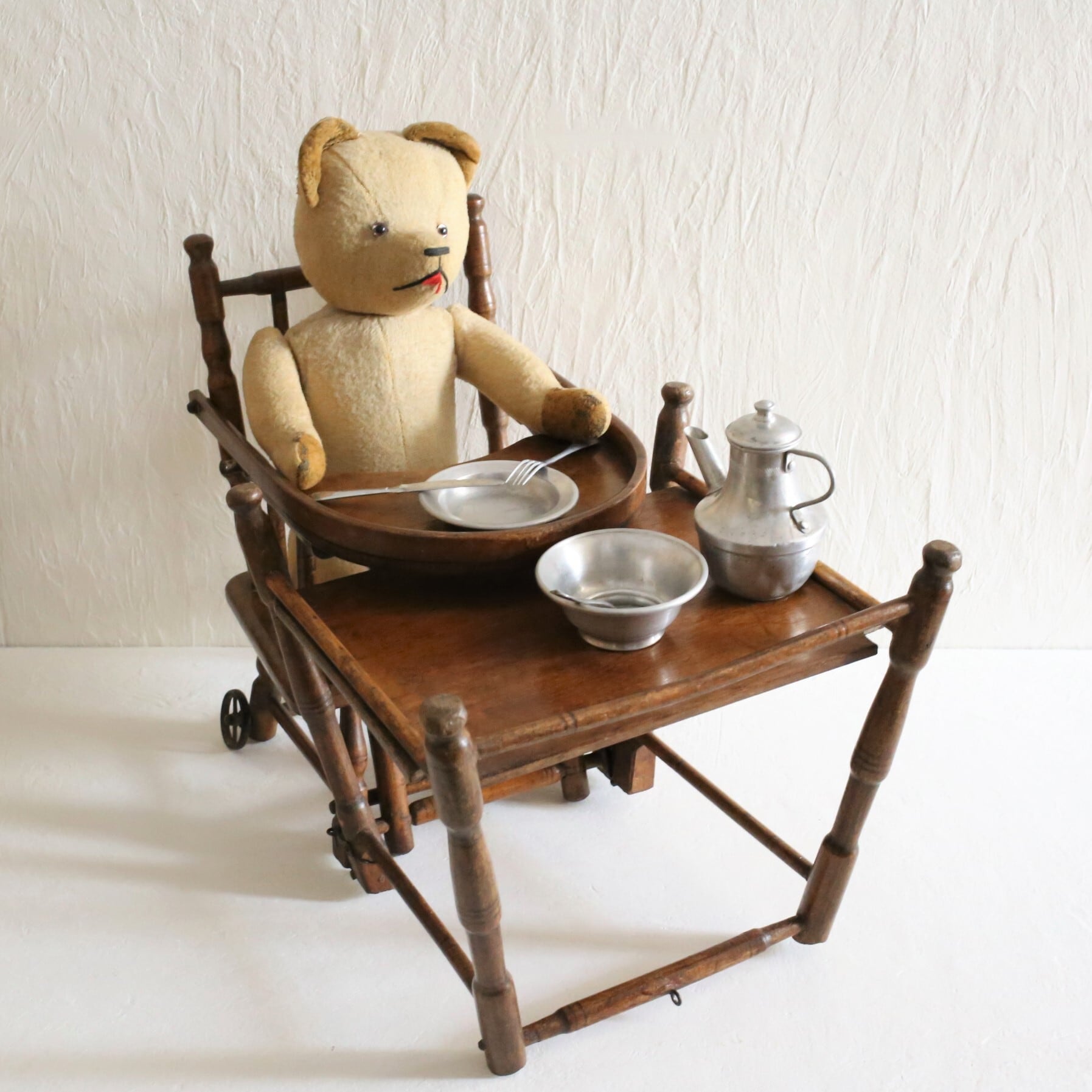 アンティークドールチェア♪アニマルデカール ヴィンテージ アニマル