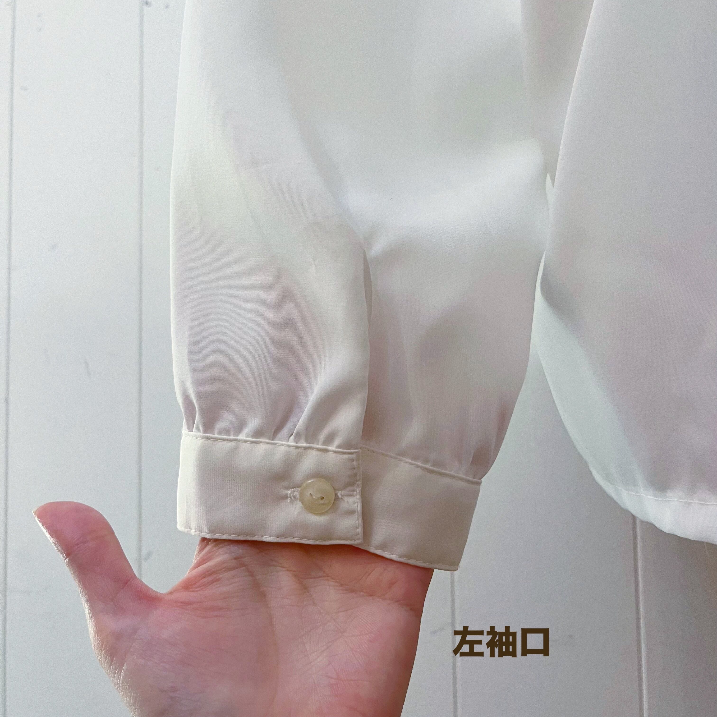 flower embroidery white blouse