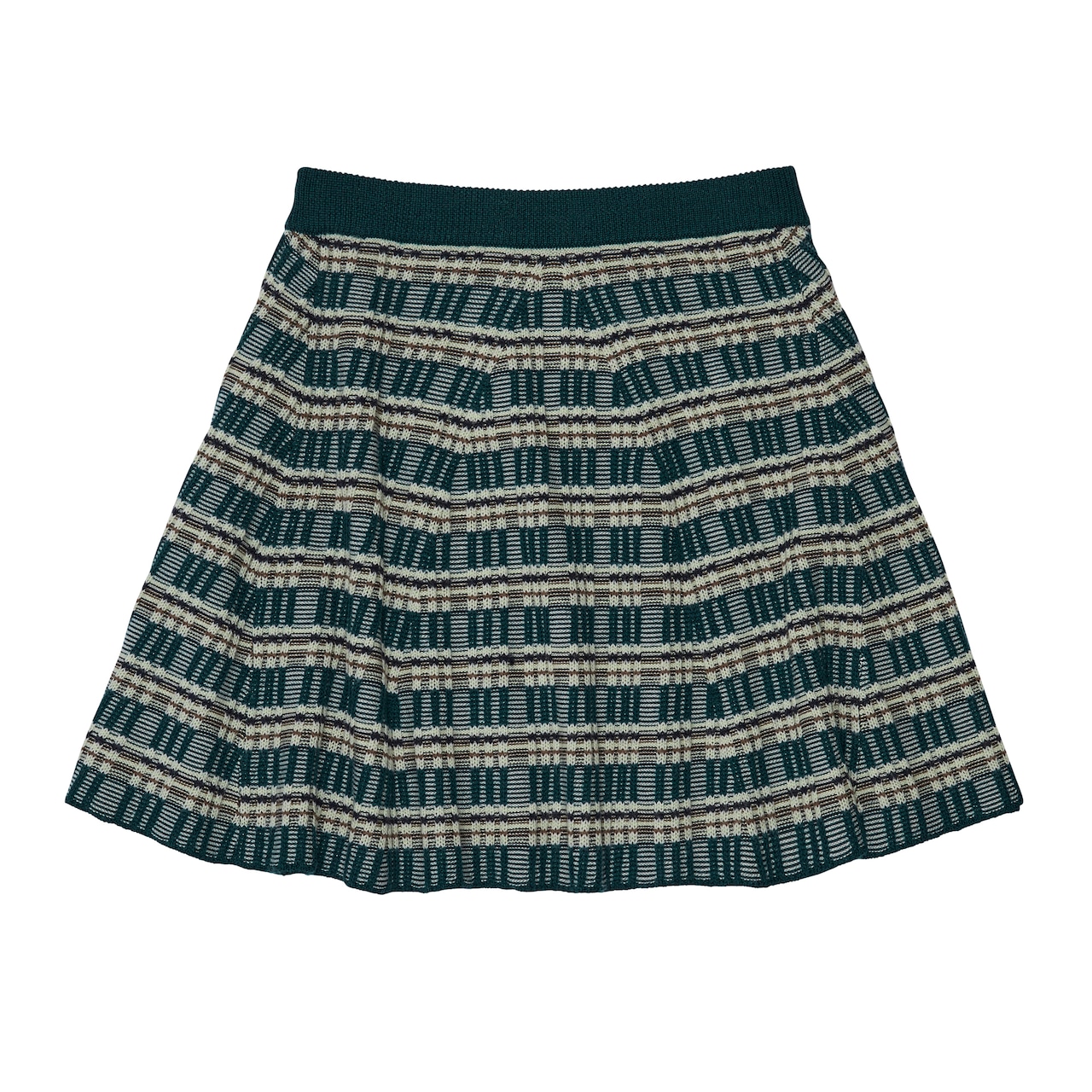 FUB / Rib Skirt / TEAL