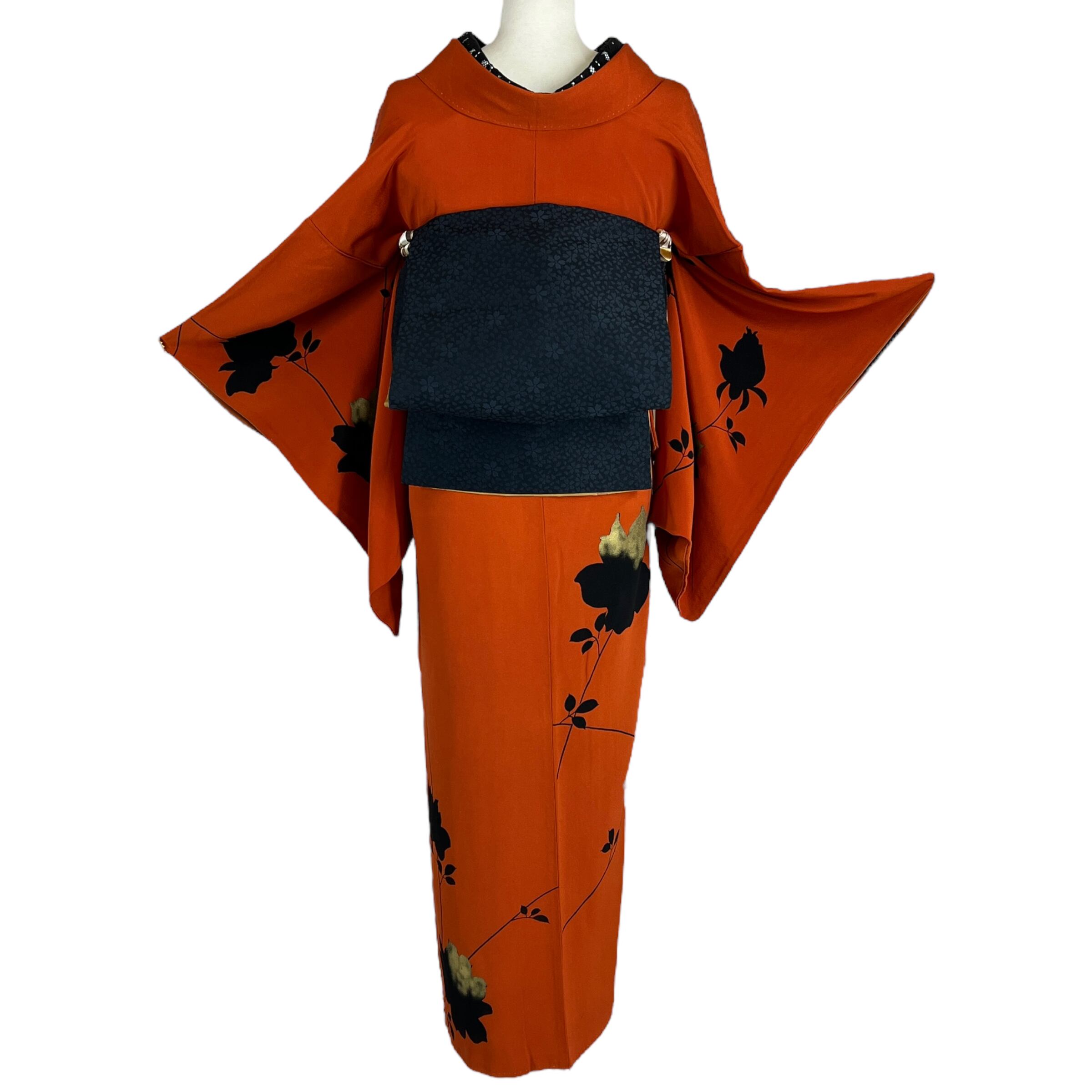 小紋 袷着物 着物 きもの アンティーク着物 リサイクル着物 kimono 