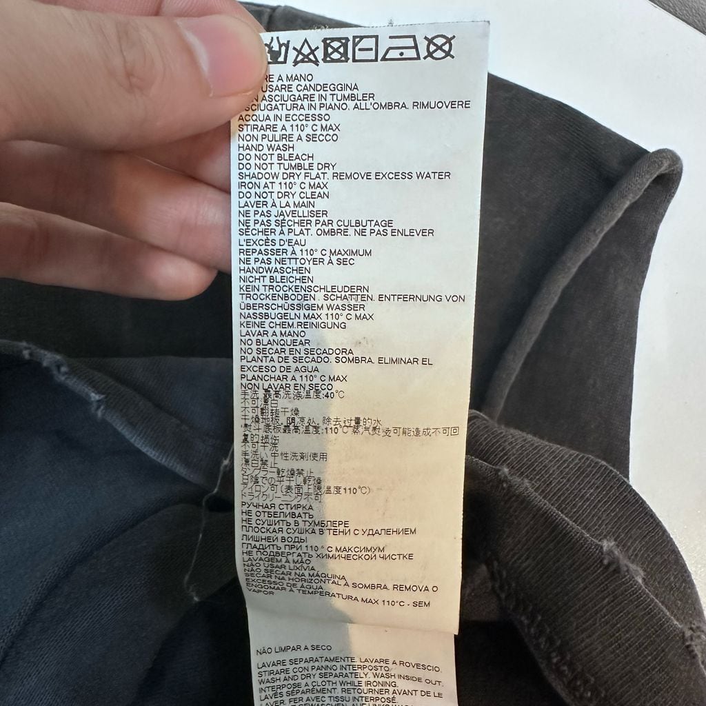 Maison Margiela メゾンマルジェラ 19AW Destroyed Sleeve Less T
