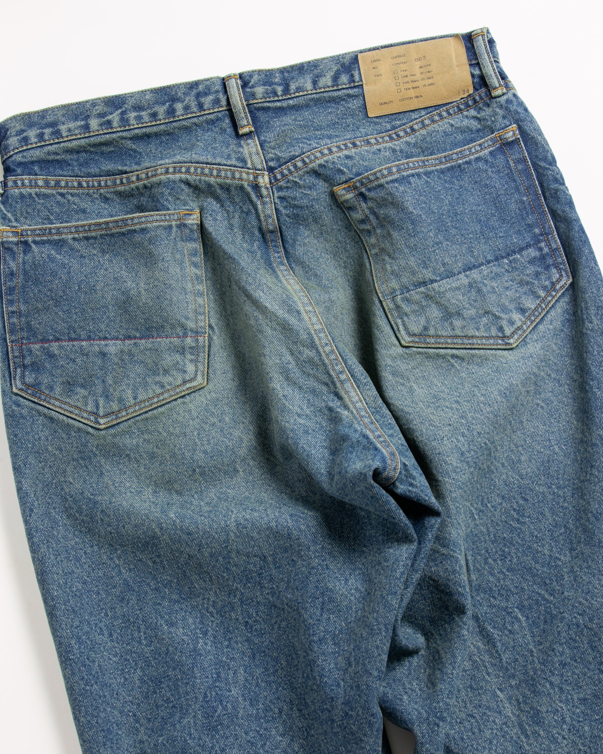 ANACHRONORM/アナクロノーム 80's WIDE 5P PANTS 5Years wash CONTEXT