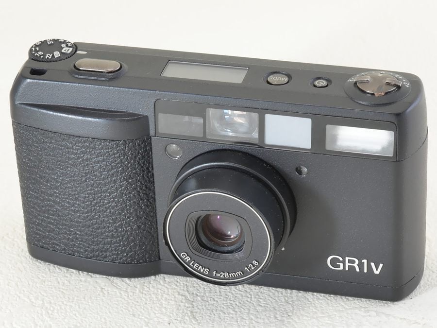 RICOH (リコー) GR1V ブラック / 28mm F2.8 純正革ケース付（21340 ...