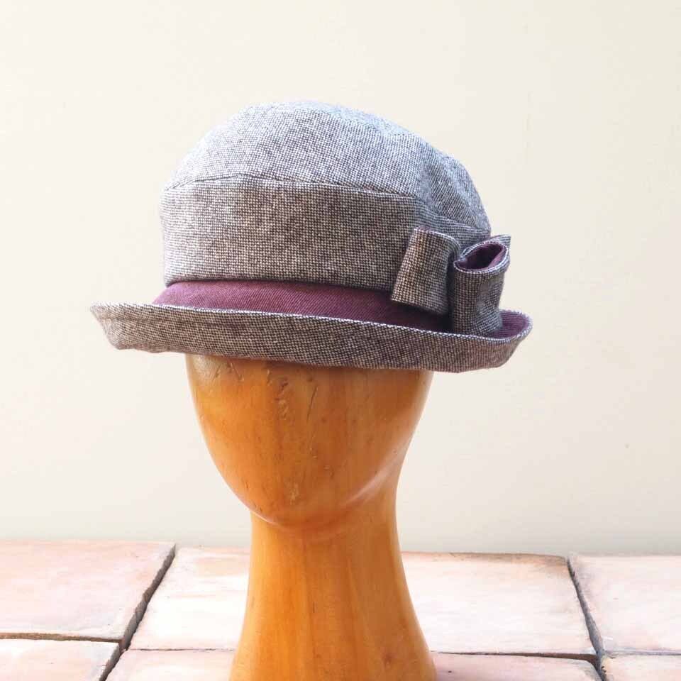 chapeliere sachi (帽子)4(秋冬物)ラメ入りツイード・セーラー