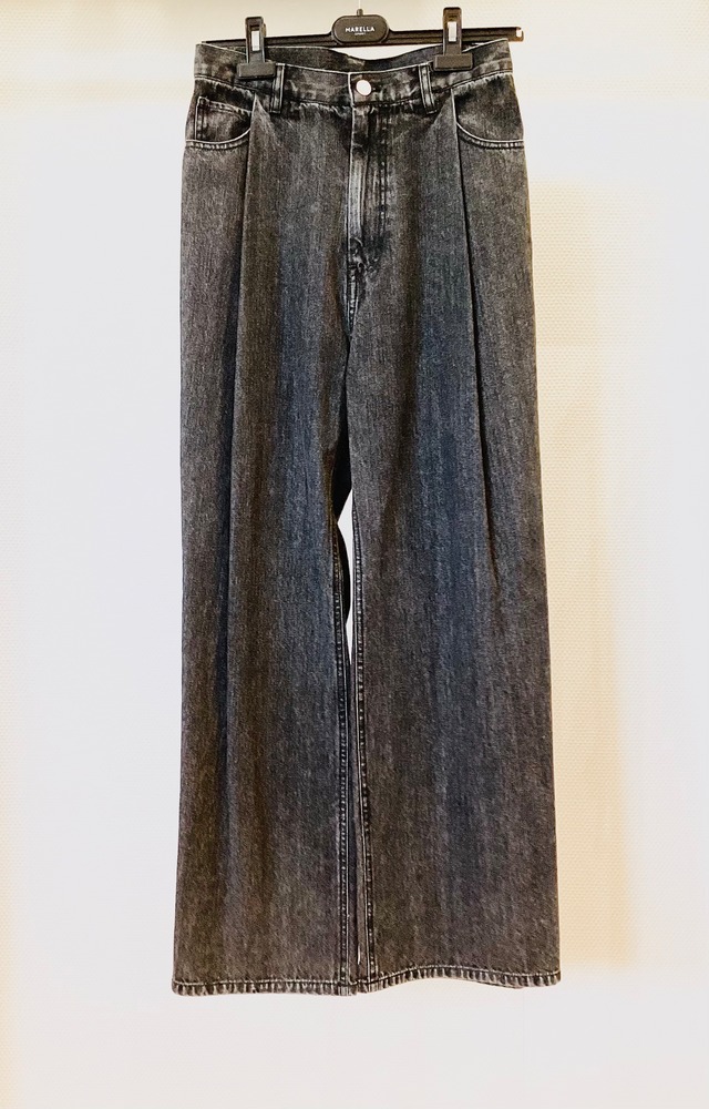 ワンタックワイドデニム