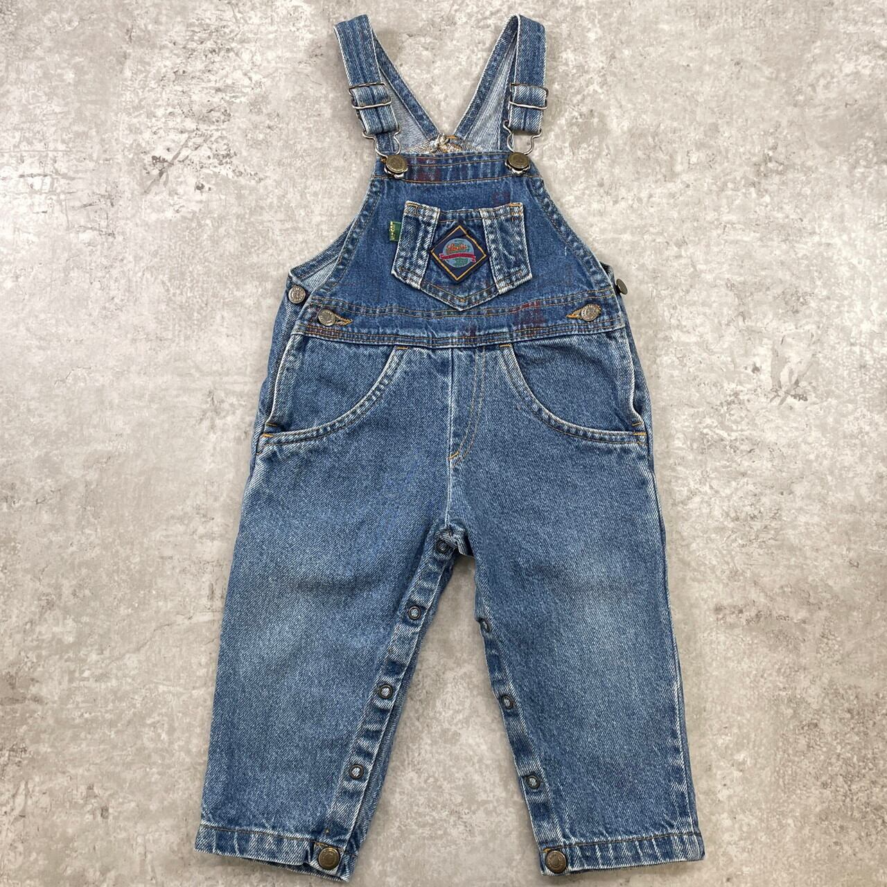 vintage リトルリーバイス　24MO ロンパース　古着 kids】希少 90年代 USA製 Little Levi's リトルリーバイス 地球