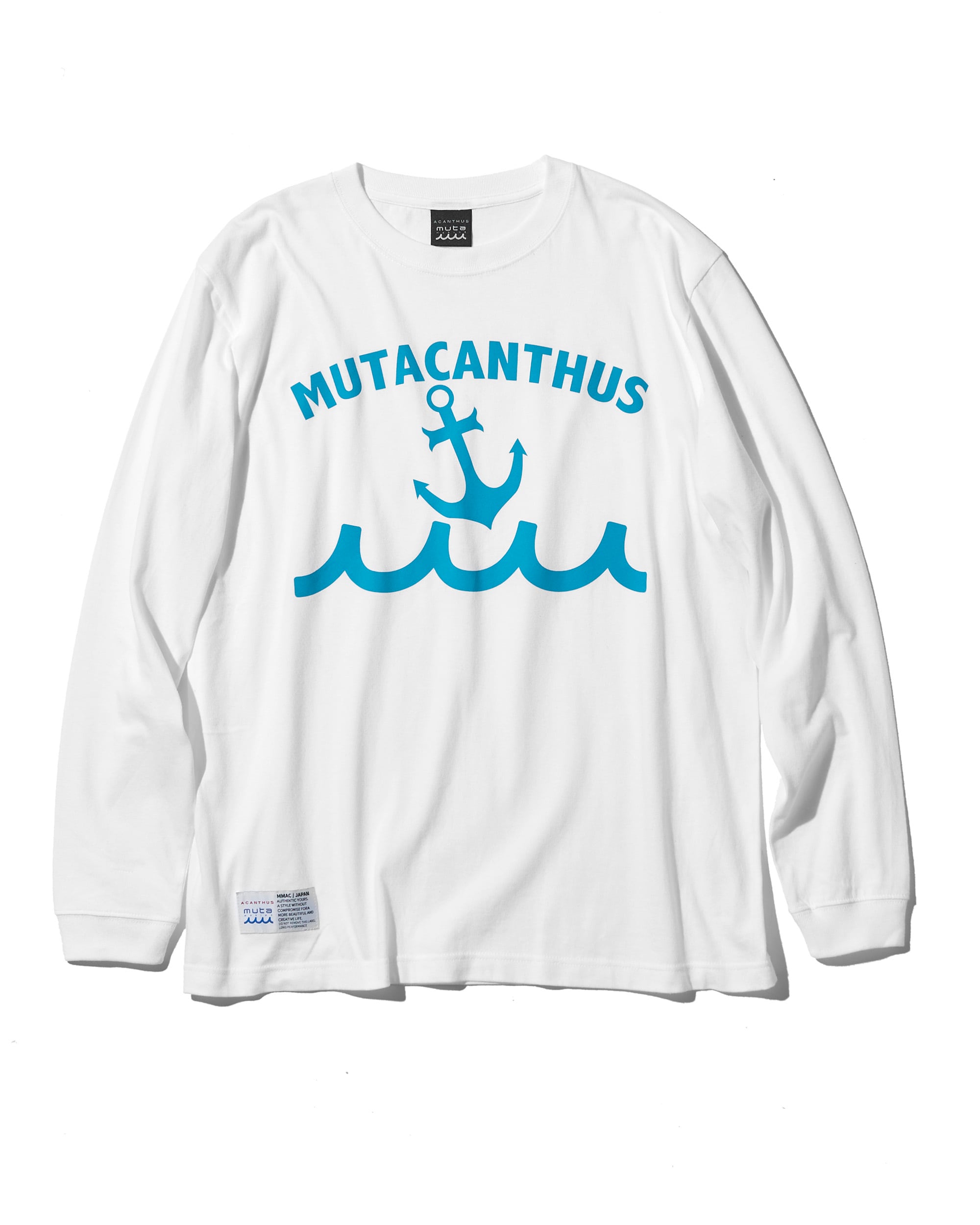 muta MARINE × ACANTHUS アンカーロゴ ロングスリーブTシャツ