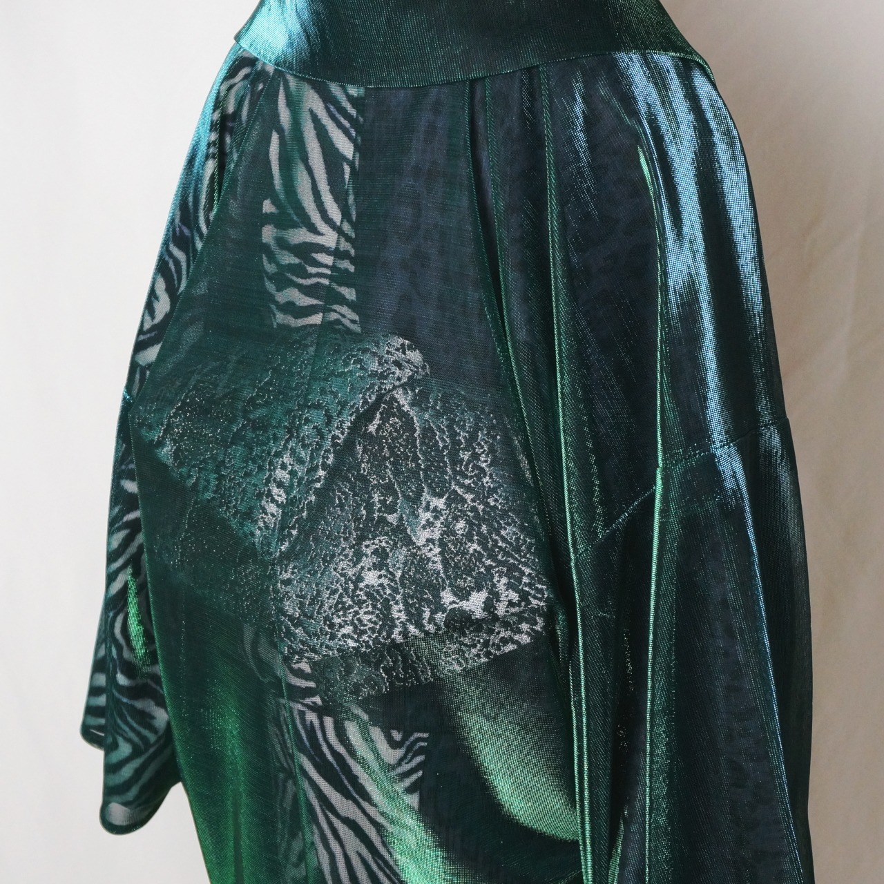 【即納品】Rumi Rock羽織　オーロラ　グリーン　[ B1055 B1056]
