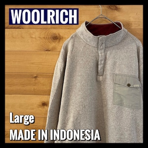 【Woolrich】ハーフボタン スナップ フリース トップス ジャケット アウトドア ウールリッチ アメリカ古着