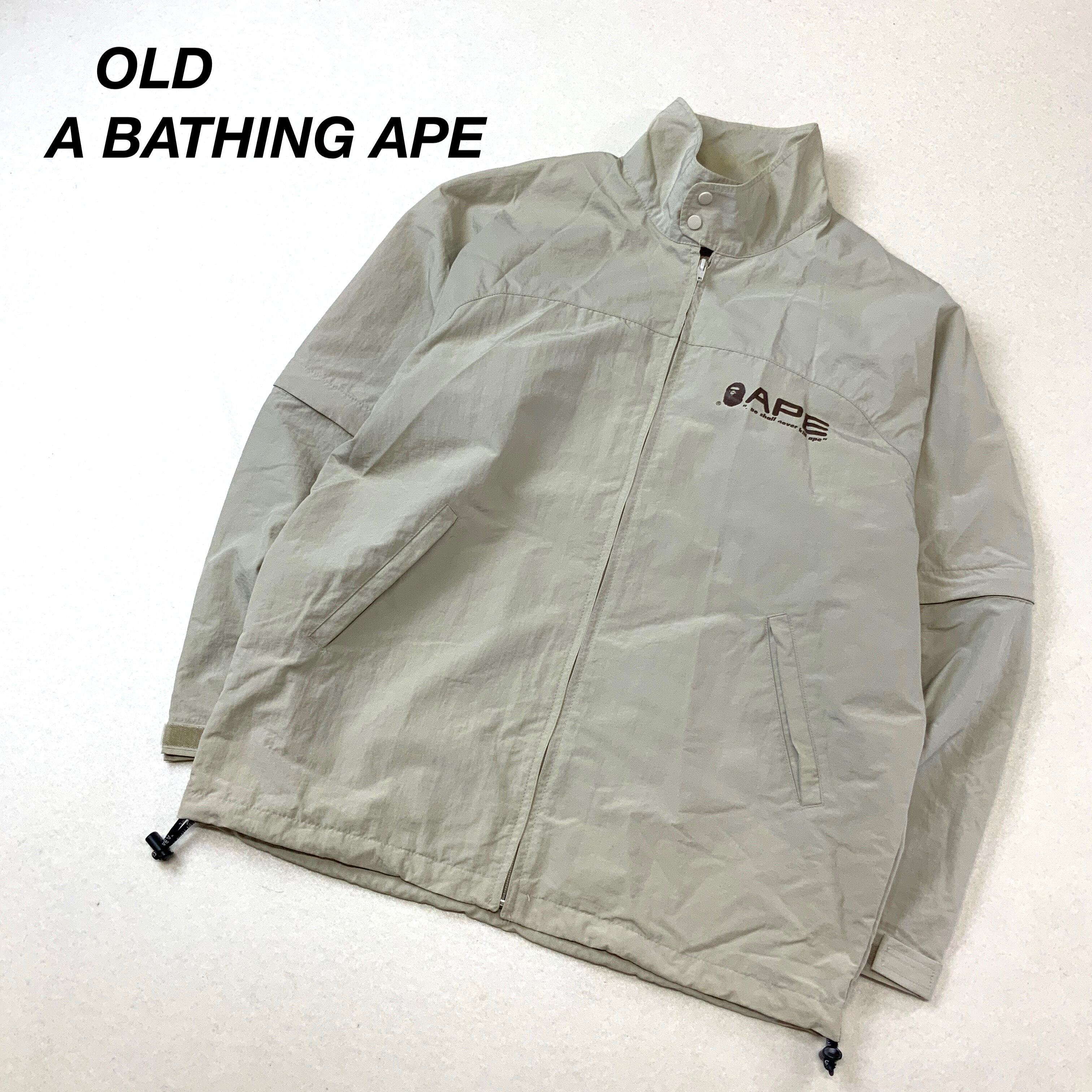 OLD A BATHING APE エイプ 2way ナイロンジャケット-