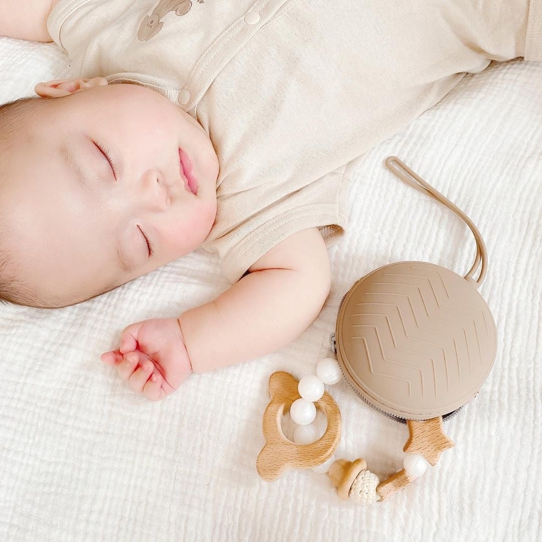 pekenora様 おもちゃホルダー 歯固め おしゃぶりホルダー｜ナチュラル